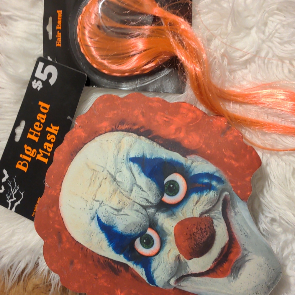 Big head mask and hair band